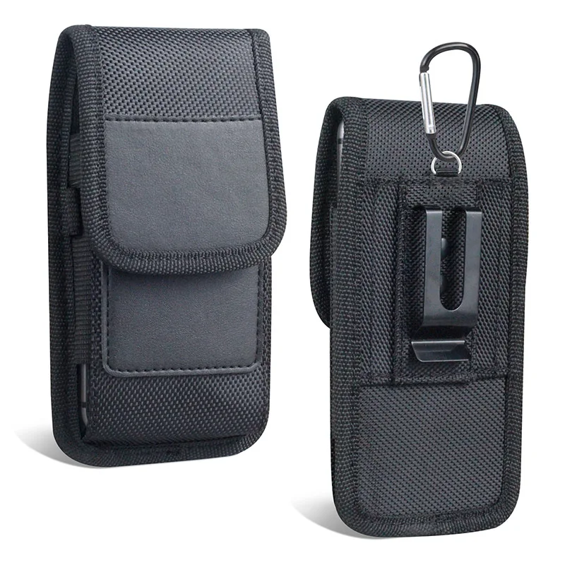 Hengwin Belt Holster for iPhone 13 Pro Max 12 Pro Max Samsung Galaxy Note 20 Ultra S22 Ultra Case with Belt Clip Leather Cell Phone Pouch Crossbody PU