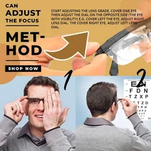 Aliexpress - Focus Adjustable Eyeglasses -3 To +6 Diopters Myopia Glasses Reading Glasses Adjustable Focal Length Reading Glasses