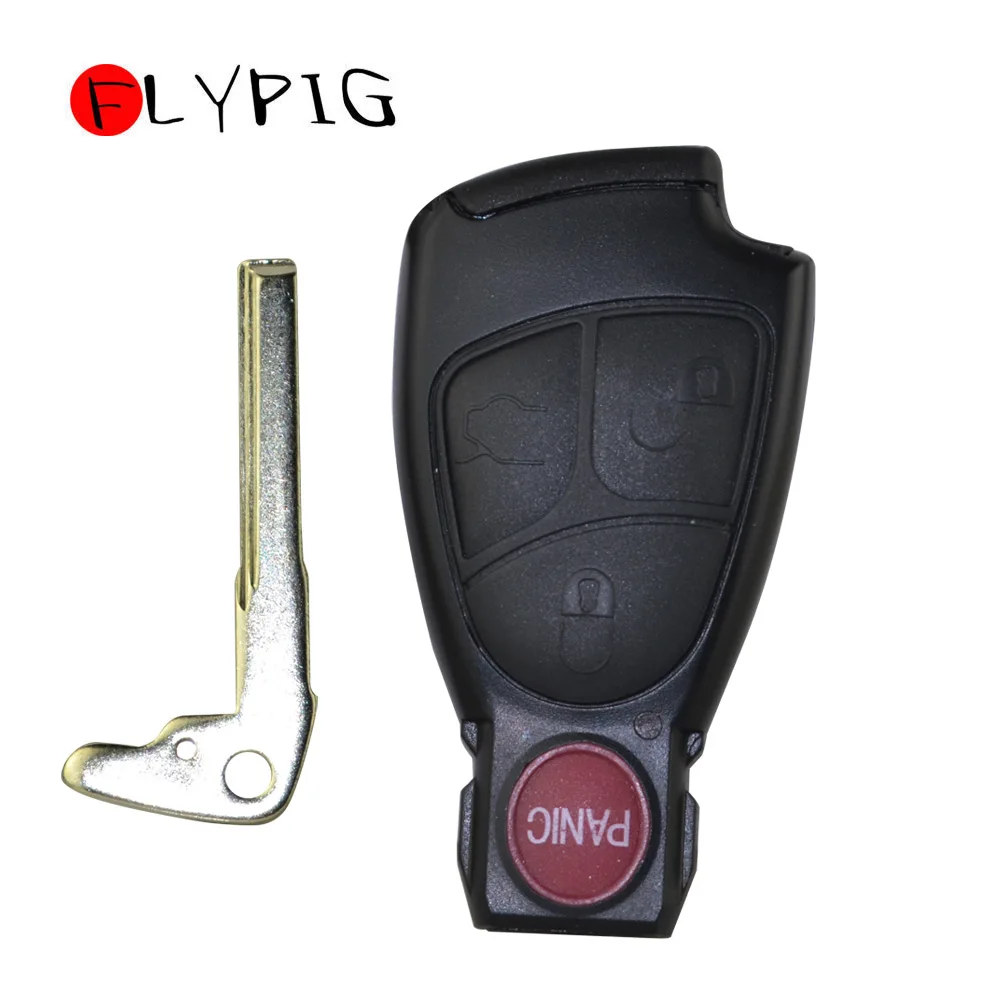 

FLYPIG New Smart Remote Car Key Fob Smart Shell Case Battery Clip and Insert Replacement for Dodge Chrysler IYZ3312