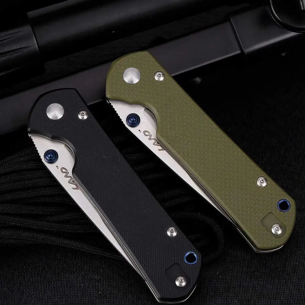 Складной нож Land 910 Plus Мультитул с зажимом для ремня и лезвием 12C27 Ручка G10 кемпинга