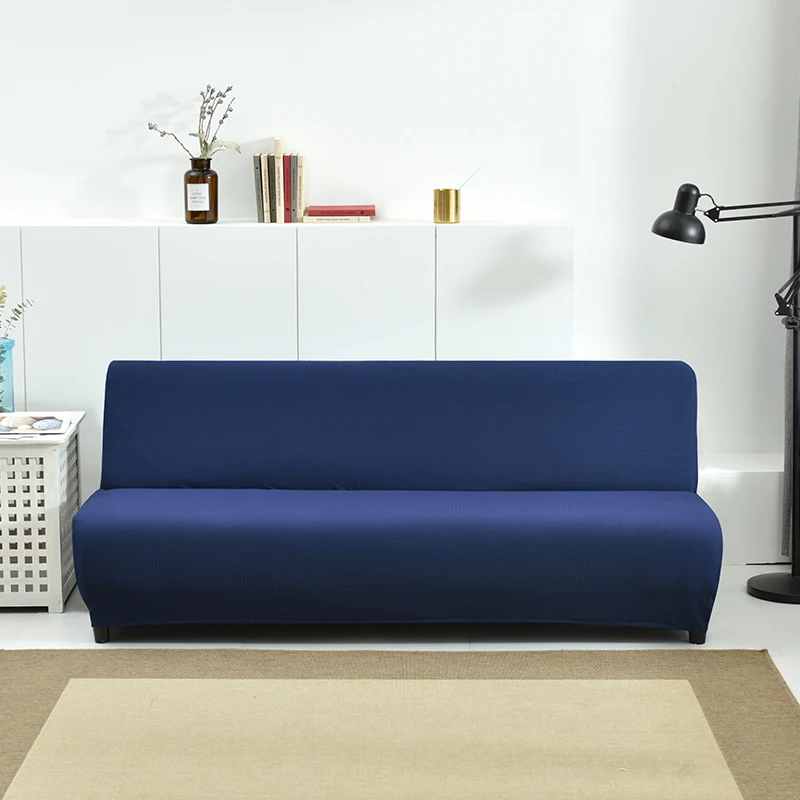Водонепроницаемый стрейч без подлокотника складной диван-чехол все включено чехол для дивана плотный эластичный чехол сплошной цвет