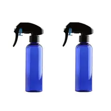 2 шт круглая Наплечная распылительная бутылка для воды пустой распылитель многоразовая бутылка для дома и офиса и сада(200 мл, синий и черный