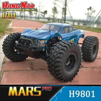 شراءHNR المريخ برو H9801 RC سيارة 1:10 2.4Ghz 4WD Rc راديو التحكم سيارة 80A ESC فرش السيارات على الطرق الوعرة سيارة الوحش RTR لعبة