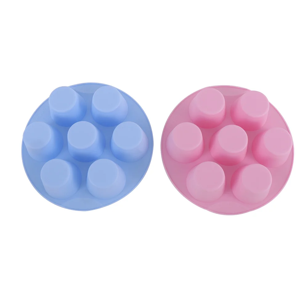 

7 Cavity Silicone Cupcake Cake Mold Muffin Chocolate Pudding Baking Tray Pan Cake Tools Mould Decorations