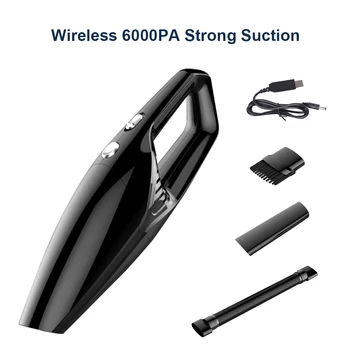 

6000pa Car Vacuum Cleaner Portable Vacuum Cleaner Handheld 12V 120W Mini Car Vacuum Cleaner For Car Interior Accessories Home