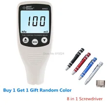 Умный датчик AR932 0-1700um мини цифровая пленка для покрытия толщина железа измерительное устройство для автомобиля измеритель толщины краски ручное тестирование