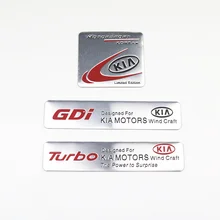 Автомобильный Стайлинг 3D алюминиевая эмблема наклейка для KIA K2 K3 K5 Sorento Sportage R Rio Soul наклейки авто аксессуары