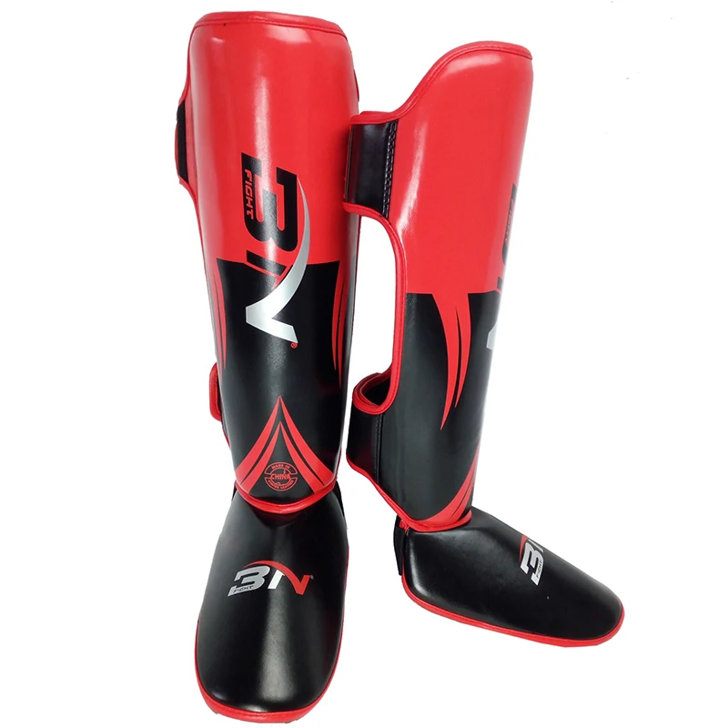 

Free Fight MMA Sanda Training Protective Legs Guard Pads Support Boxing Leg Guards MMA KICK Boxing Foot Protective Kickboxing