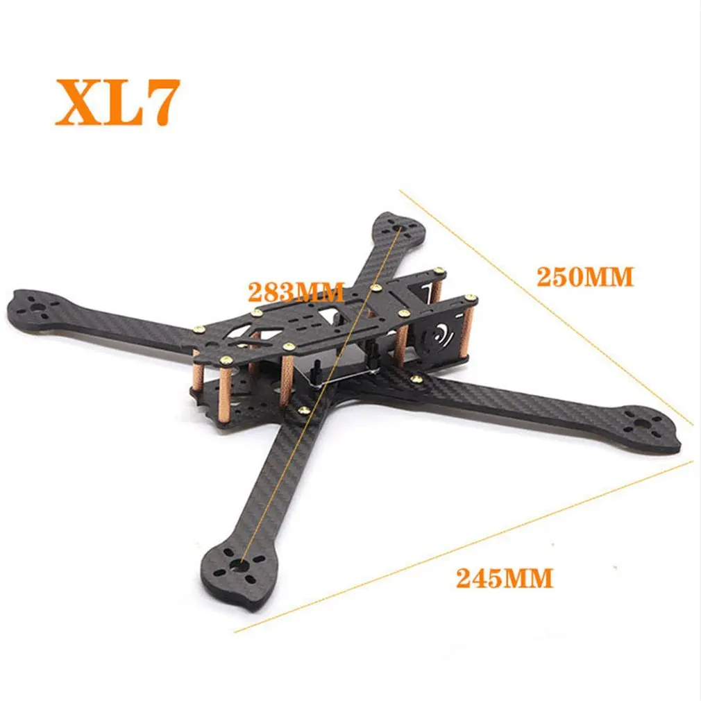 XL5/6/7/8/9 232/283/294/360/390 мм Carbon Fiber FPV Raicng каркасный комплект четырехосевая резаком Hexin