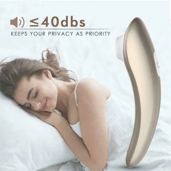 Sucking G Spot Clit Vibrators Clitoral Massager Waterproof Quiet Rechargeable 9 Suction Patterns Adult Sex Toys For Woman 6