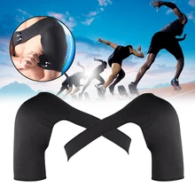 Регулируемый наплечный поддерживающий ремень компрессионный бандаж обертывание защита спортивная защита тренажерный зал компрессионный бандаж обертывание