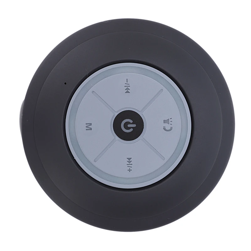 Мини водостойкая присоска Bluetooth динамик со светодиодный фонарь Автомобильная гарнитура карта FM сабвуфер ванная комната мини динамик