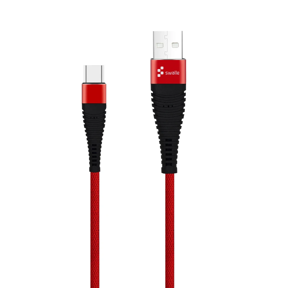 Swalle Micro USB кабель для быстрой зарядки данных зарядное устройство кабель для iPhone huawei samsung Micro USB для Xiaomi шнур iPhone 11 xr чехол - Цвет: Type C