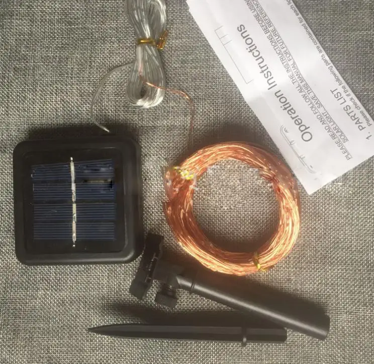 Solor 10 м 8 функций уличная Солнечная лампа струнные огни 100/50 светодиодов USB ФЕЯ Праздник Рождественская вечеринка гирлянда Солнечный сад водонепроницаемый - Испускаемый цвет: Solor