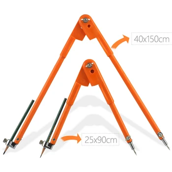 

Gauges Carpenter Compasses Precision Pencil Multifunction for Woodworking Marking Tool --M25