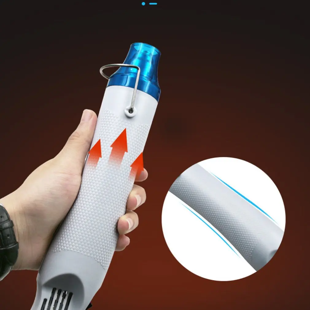 DIY с помощью теплового пистолета Электрический Электроинструмент Горячий воздух 300 Вт Температурный пистолет с опорным сиденьем