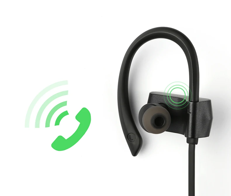 GGMM Bluetooth беспроводные наушники IPX4 водонепроницаемая Спортивная гарнитура с микрофоном CVC 6,0 шумоподавление 8 часов игры
