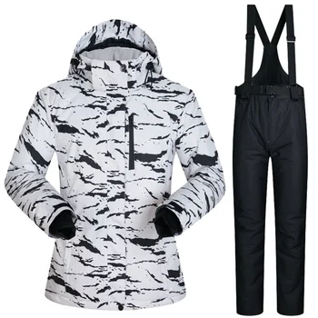 

Ski Suits Men Winter Warm Windproof Waterproof Outdoor Sports Snow Jackets and Pants Hot Ski Equipment Snowboard Jacket