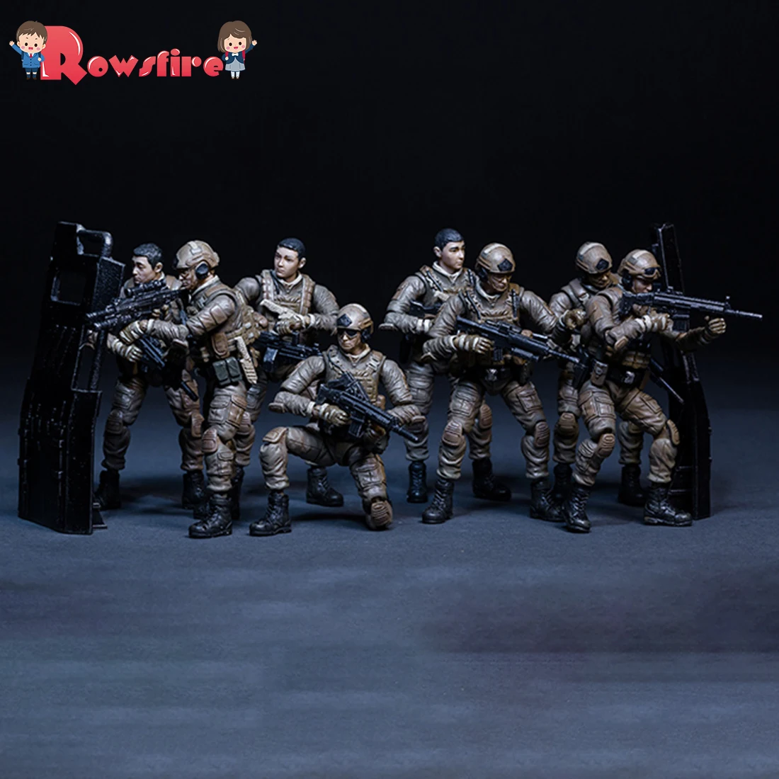 

7.7cm Small Soldier Model 3D Assembly Removable Soldier Model DIY Stem Toy Removable Soldier Model
