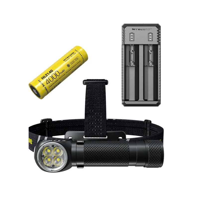 HC35 NL2140 UI2 NITECORE HC35 USB перезаряжаемая фара 4* XP-G3 S3 светодиоды Макс. 2700 люмен дальность луча 134 м Спорт на открытом воздухе налобный фонарь - Испускаемый цвет: HC35 NL2140 UI2