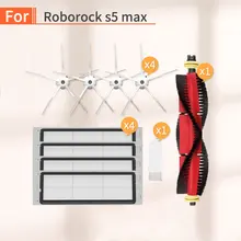 Robot vacuum cleaner Roborock spare kit for Roborock S5 max  s4 main brush side brush filter replacement accessories