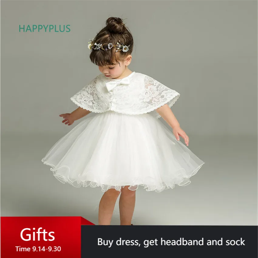 HAPPYPLUS кружевные пушистые детские платья для малышей принцессы фатиновые Детские