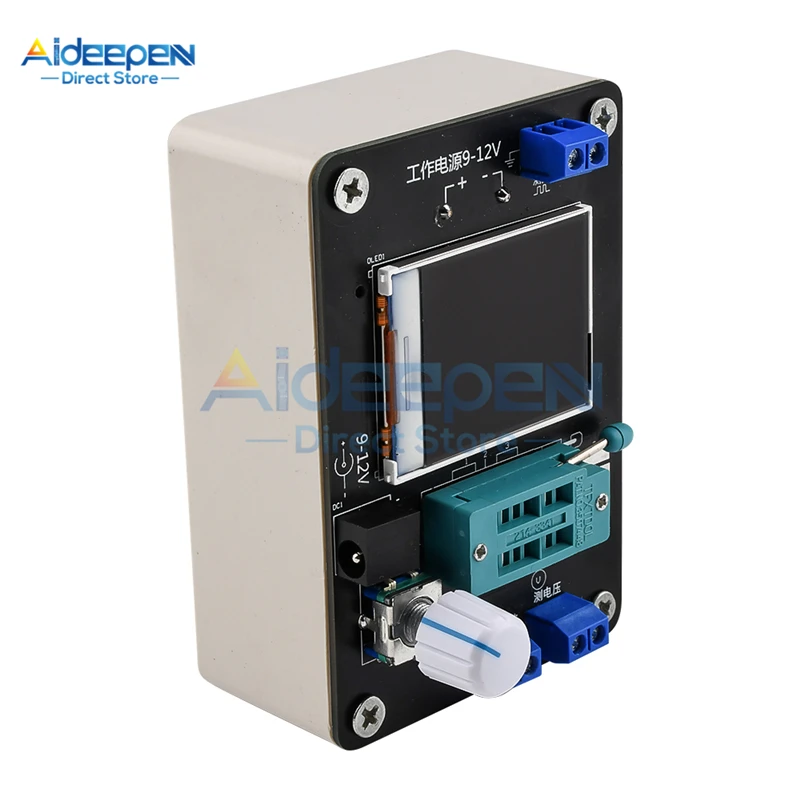 Upgraded Version GM328A Transistor Tester LCR Diode Capacitance ESR Voltage Frequency Meter PWM Signal Generator Russian/English 3