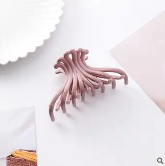 60 шт./лот DIY Простые мульти акриловые Европа Америка заколки для волос безразличия Когти для волос Инструменты для укладки волос аксессуары HA991 - Цвет: 2