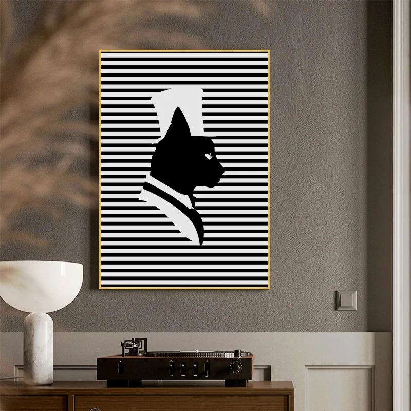 Black-White-Cat-Canvas-Poster-Abstract-Line-Wall-Art-Painting-Nordic-Posters-and-Prints-Wall-Pictures