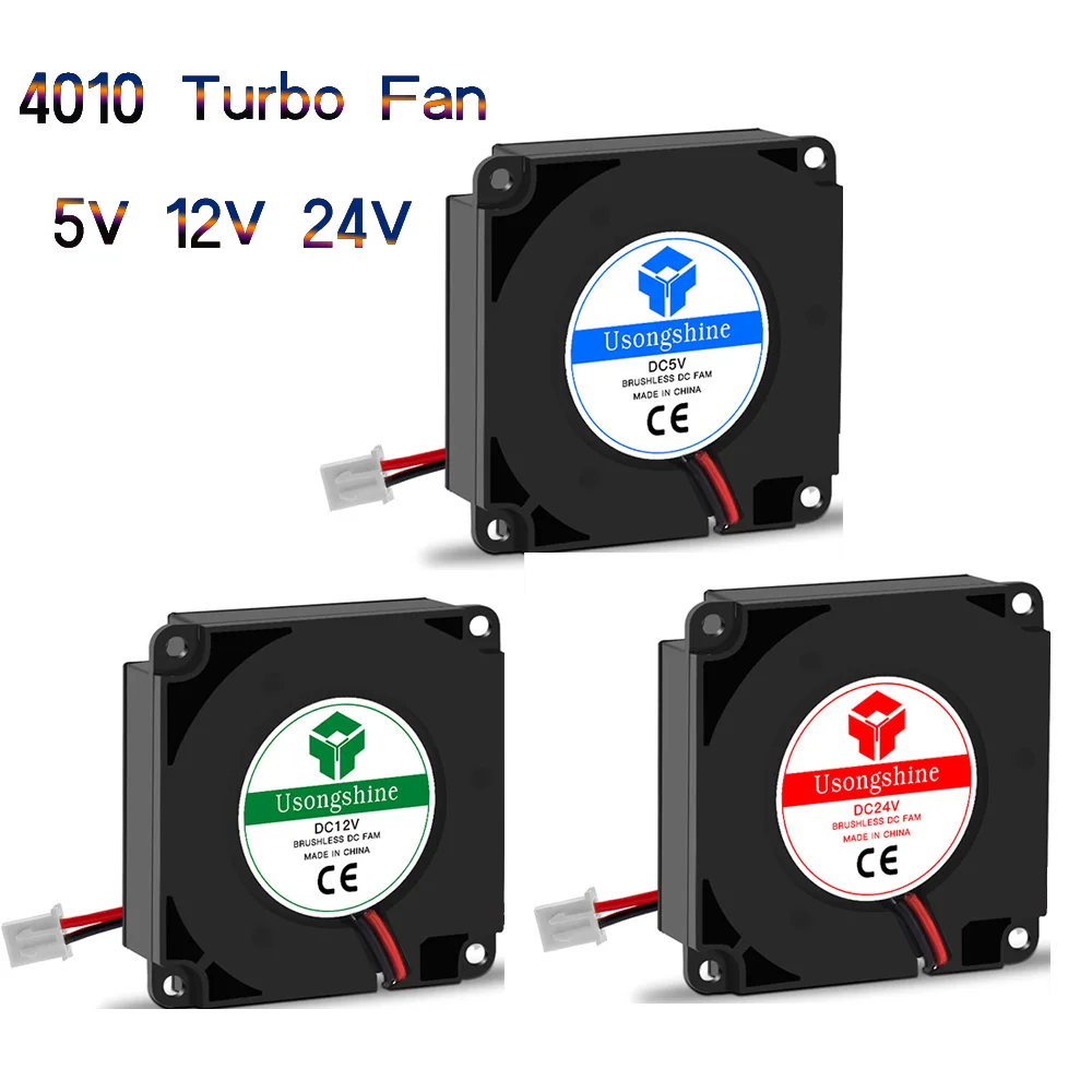 WINSINN 5020 Ventola da 50 mm Manicotto DC 5 V 12 V 24 V / Raffreddamento senza spazzole con doppio cuscinetto a sfere 50x20 mm 2 PIN  7