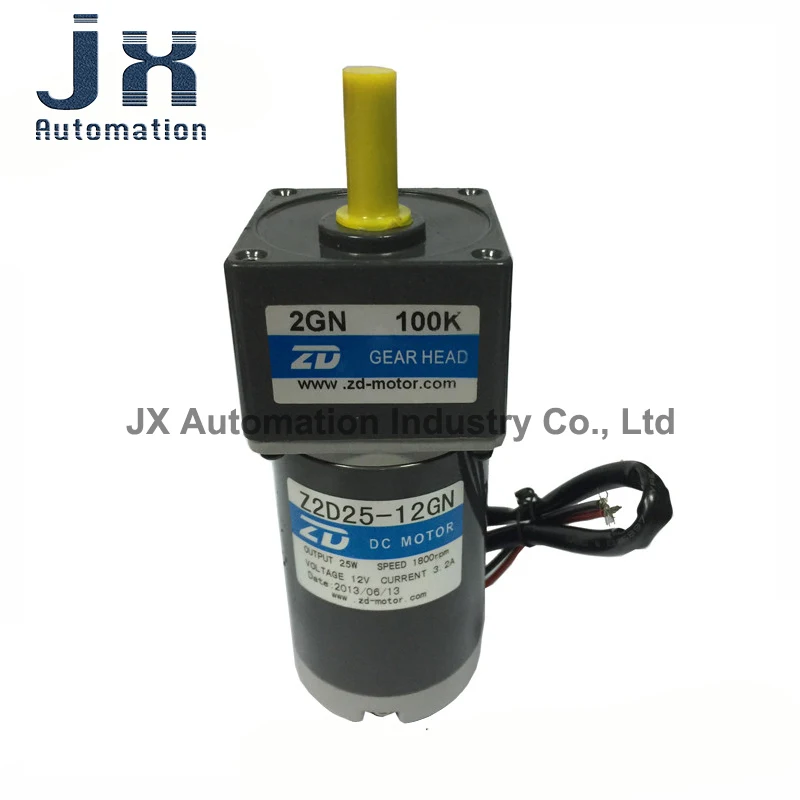 24V 25W Micro DC Brush Motor Z2D25-24GN + 2GN10 0K скорость 3 ~ 200K опционально | Обустройство дома