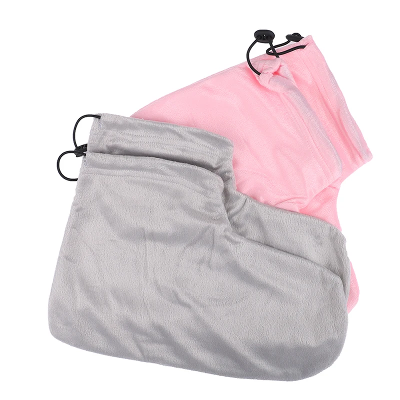 1 쌍 발 보호 장갑 따뜻한 파라핀 열 왁스 스파 페디큐어 매니큐어