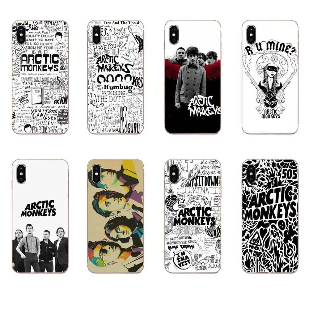 Psychedelic Arctic Monkeys Logo Collage For Samsung Galaxy Note 5 8 9 S3 S4 S5 S6 S7 S8 S9 S10 5G mini Edge Plus Lite | Мобильные