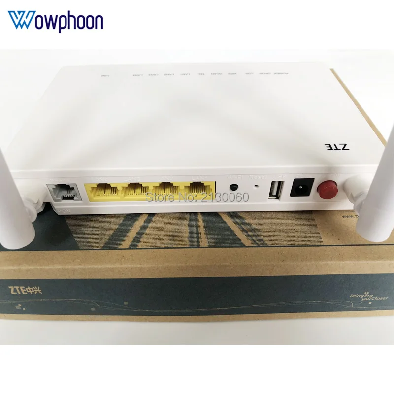 10pcs gpon ont router ZTE F660 V8 1GE+ 3FE+ USB+