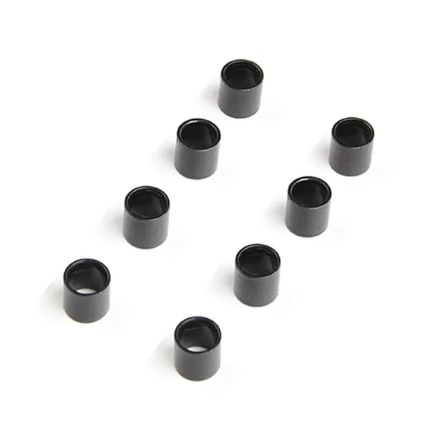 4/8 Pcs 10mm Long Alloy Bearing Spacer For Scooter Or Skateboard Wheels 8mm ID For 8mm Axles Between 608 Bearing Spacer Black 8pcs