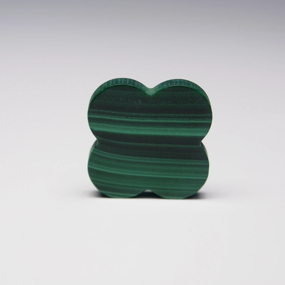 

20*20 mm 50 Piece/a lot Four-leaf clover Green malachite Whole sale price