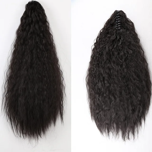 Amir Hair Drawstring Ponytail Extensions Synthetic Long Kinky Curly Ponytails Wig Hair Pieces For Women Fake Hair Extension Clip #1