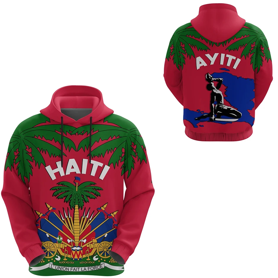

Tessffel Country Emblem Flag Caribbean Sea Haiti Island Retro Pullover Men/Women Tracksuit Jacket 3Dprint Streetwear Hoodies A-6