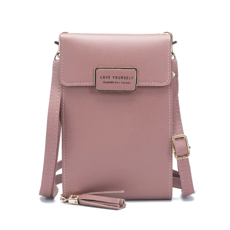 

New ladies wallet Korean version of the multi-function mobile phone bag Fashion zipper shoulder bag