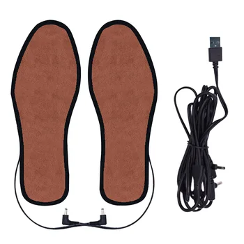 

Heating Insole Comfortable Winter Walking Keep Warm Shoes Unisex USB Powered Washable Insert Electric Foot Pads Carbon Fiber