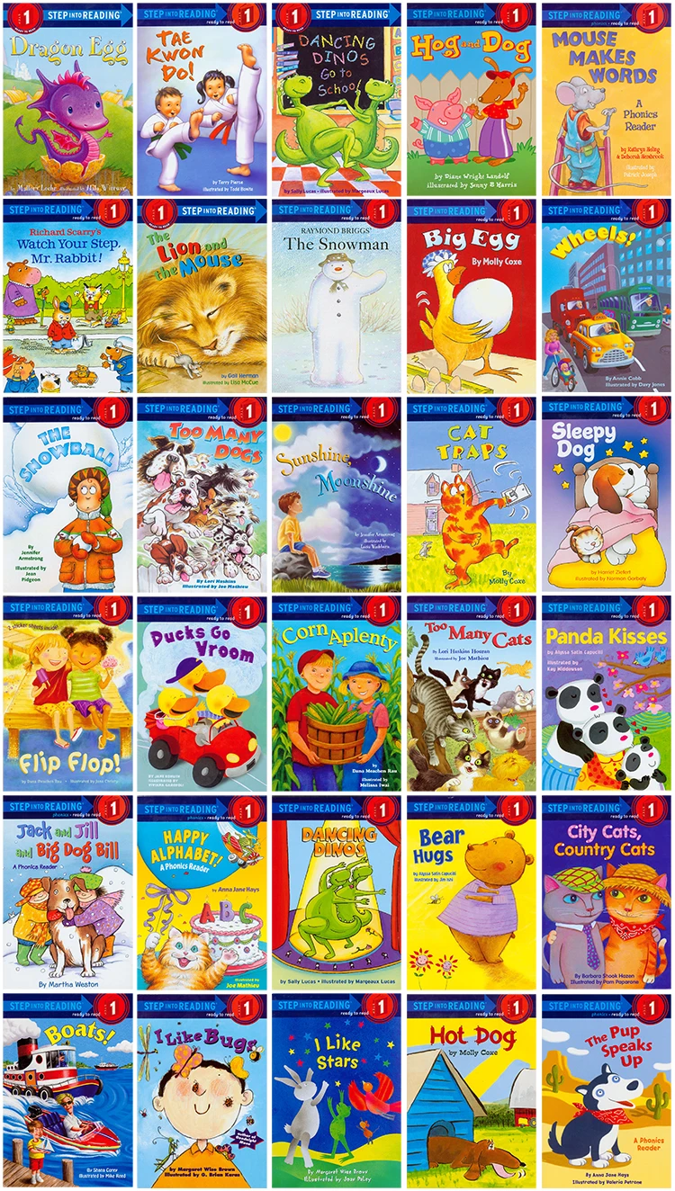 30 Books Set Step Into Reading Level 1 Ready To Read Children Picture English Story Books Kids Gift Learning Textbook 4 8 Years Education Teaching Aliexpress 30 Books Set Step Into Reading Level 1 Ready To Read Children Picture English Story Books Kids Gift Learning Textbook 4 8 Years Education Teaching Aliexpress