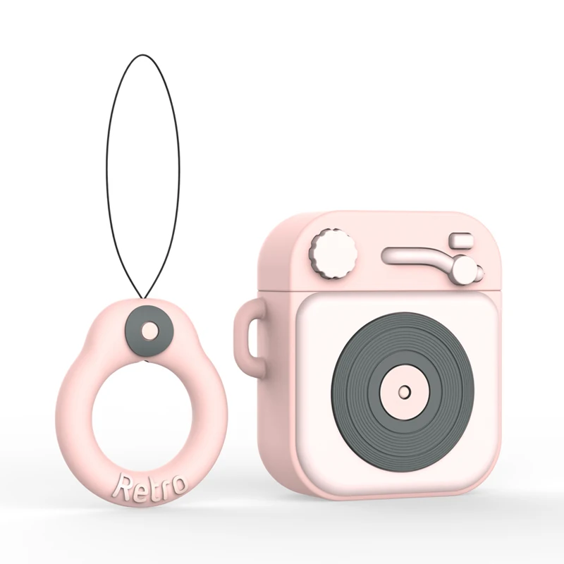 Чехол для наушников для Airpods, чехол, силиконовый, милый, мультяшный, мягкий, чехол для наушников для Apple Air pods, TPU, чехол, 3D, аксессуары для наушников