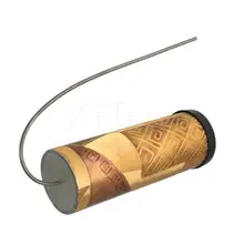 Yibuy желтая бумага гром трубка звук барабан дети музыкальная игрушка 80x215 мм