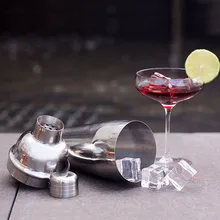 Барный шейкер из нержавеющей стали, набор из 6 предметов, бармен, шейкер, аксессуары, снежный грамм, шейкер для коктейлей, Мартини, бармен, посуда