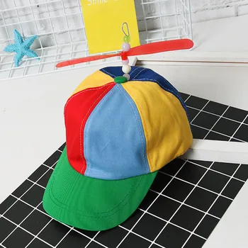 

Propeller Cap Hat Helicopter Rainbow Tweedle Pride Party Kuso Nerd Fun Funny Gadgets Novelty Interesting Toys For Kids Gifts