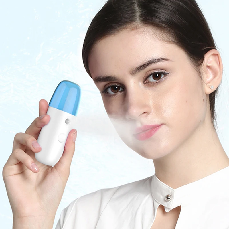 Facial Moisturizing Beauty Instrument Portable Nano Mist Spray Handy Steamer Device Beauty Tool