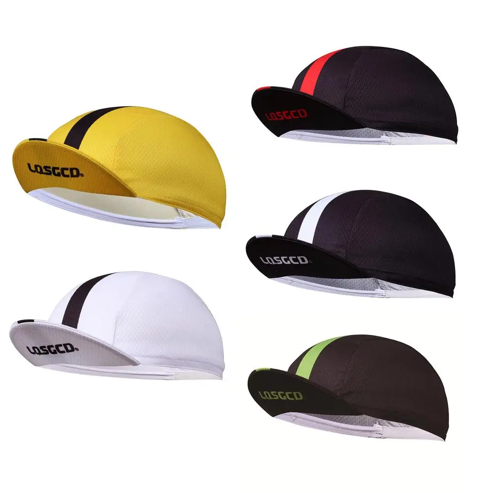 Outdoor Sports Cycling Hat Bike Wear Hats Breathable Bicycle Caps Adjustable Size Elastic Sweat