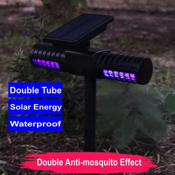 

Solar / USB Charging LED Ultraviolet Night Light Waterproof Mosquito Killer Outdoor Garden Insect Zapper Mosquito Killer