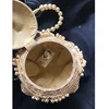 DOYUTIG Indian Women's Hand-Made Beaded Clutches Vintage Crystal Small Bell Tassel Bags For Lady Wedding Bags Evening Bags F669 4
