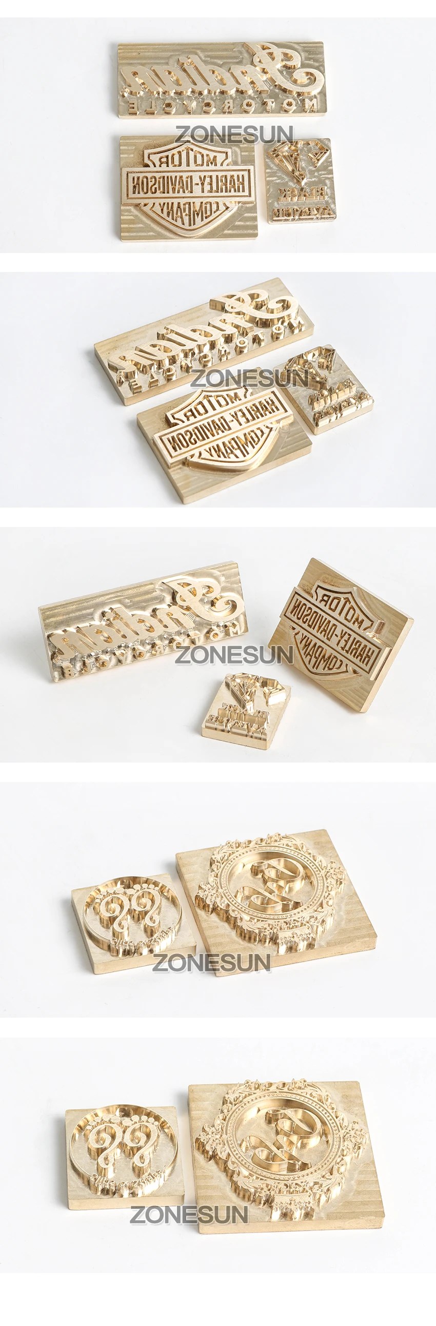 ZONESUN T-slot Brass Letters Stamp For Foil Stamping Leather Wood Plas –  ZONESUN TECHNOLOGY LIMITED